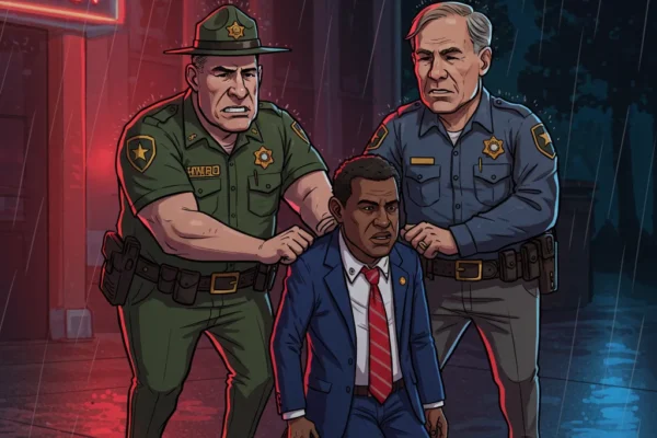A Political Chase: A Hardboiled Take on the Texas Standoff