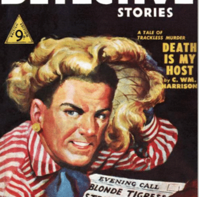 Gripping Detective Stories 1954-03 Gripping Detective Stories 1954-03 Pulp Noit detective magazine cover.