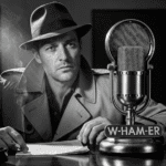 Radio W-HAM-ER, the official broadcast for Jack Hammer's pulp noir audiobooks.