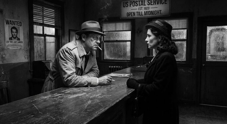 Noir era post office.