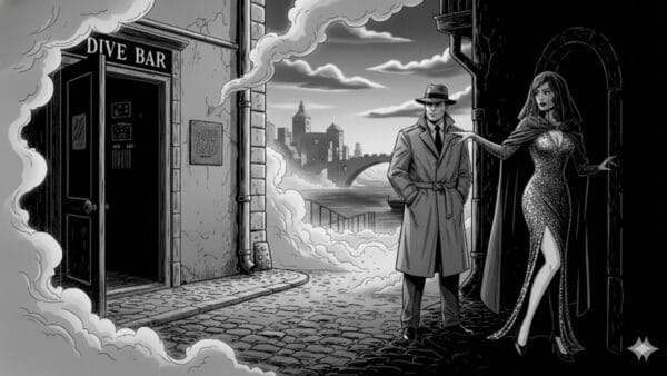 Noir Detective Jack Hammer finds the First Lady in a foggy Ljubljana, Slovenia