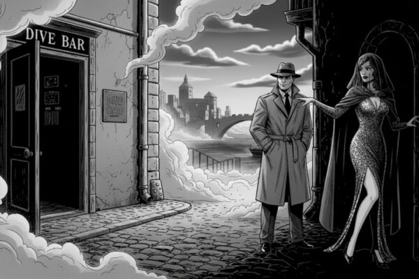 Noir Detective Jack Hammer finds the First Lady in a foggy Ljubljana, Slovenia